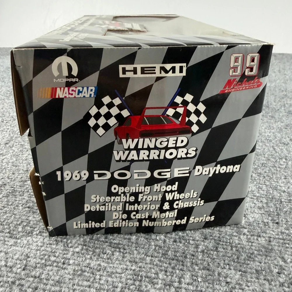 RC2 1969 Dodge Daytona NASCAR 1:18 Blue Charlie Glotzbach Winged Warriors 99 Car